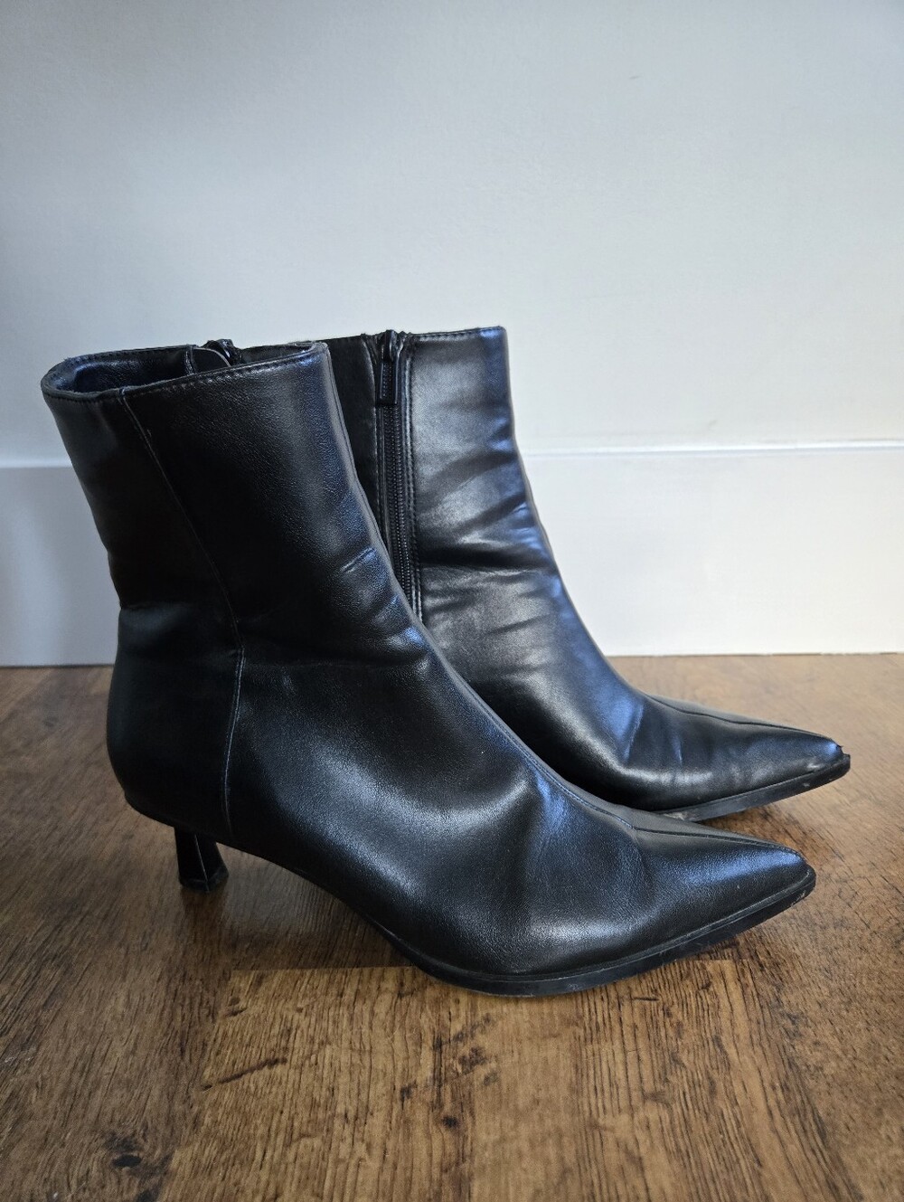 Zara kitten heel boots